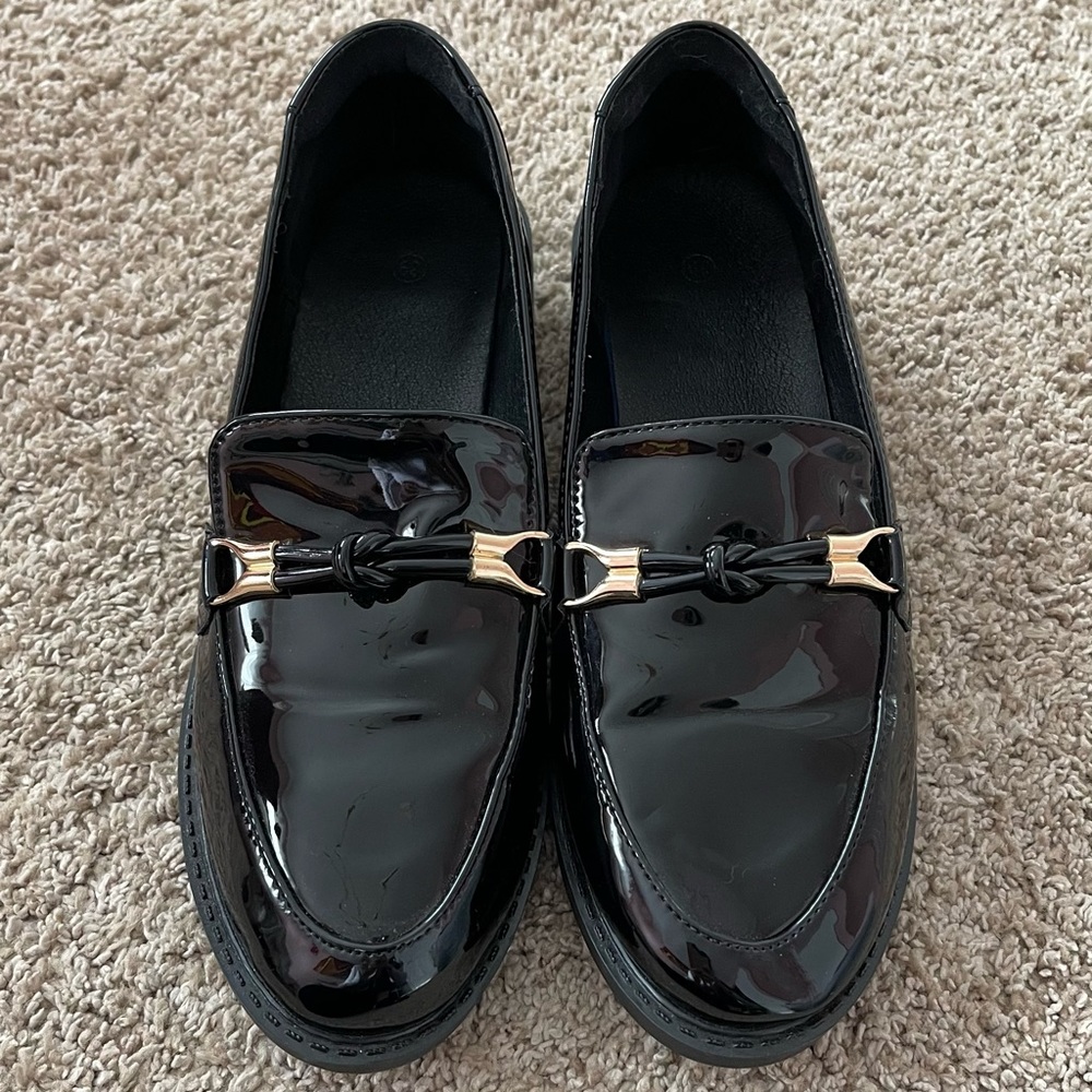 Shein Metal Detail Loafers